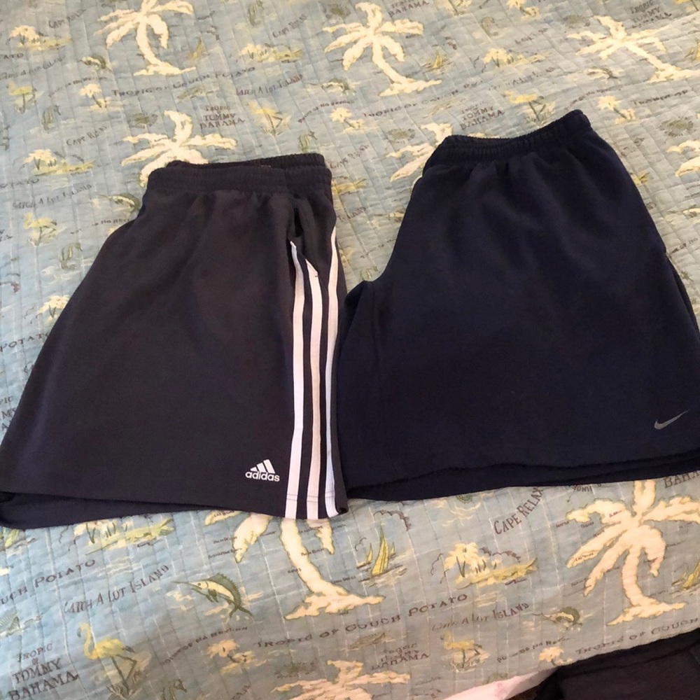 Bundle of Nike & Adidas mesh shorts
